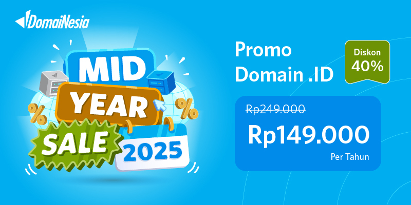 Promo Domain .ID Diskon 40%